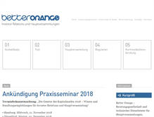 Tablet Screenshot of better-orange.de